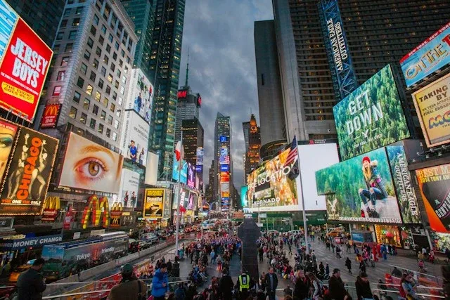 Times Square in New York City